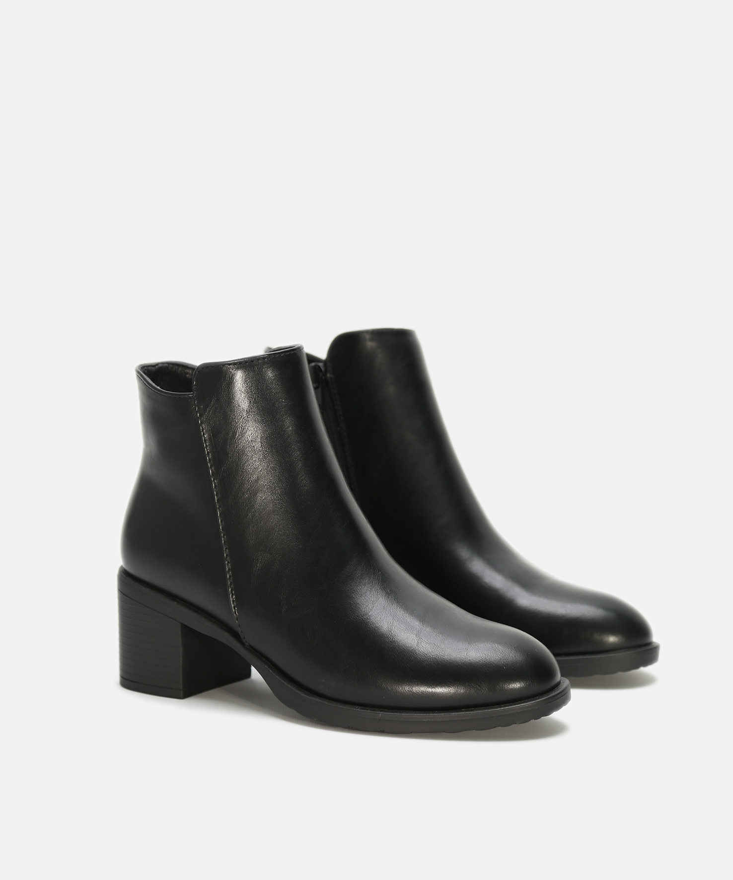 Botins salto liso